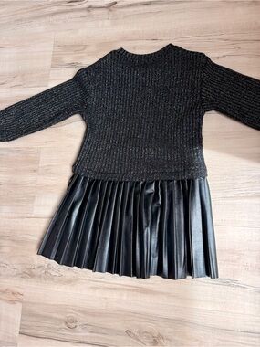 Zara faux leather dress